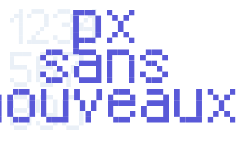 px sans nouveaux Font Download