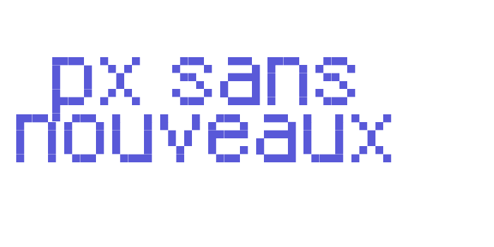 px sans nouveaux Font Download