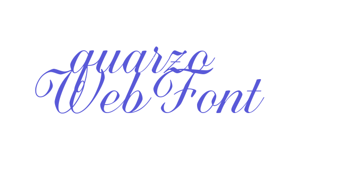 quarzo WebFont Font Download