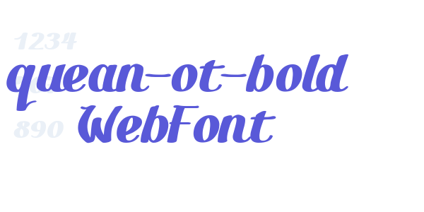 quean-ot-bold WebFont font free