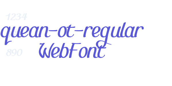 quean-ot-regular WebFont font free