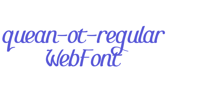 quean-ot-regular WebFont Font Download