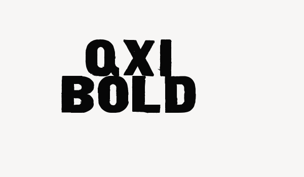 qxi Bold Font