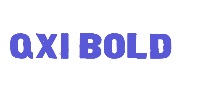 qxi Bold Font Download