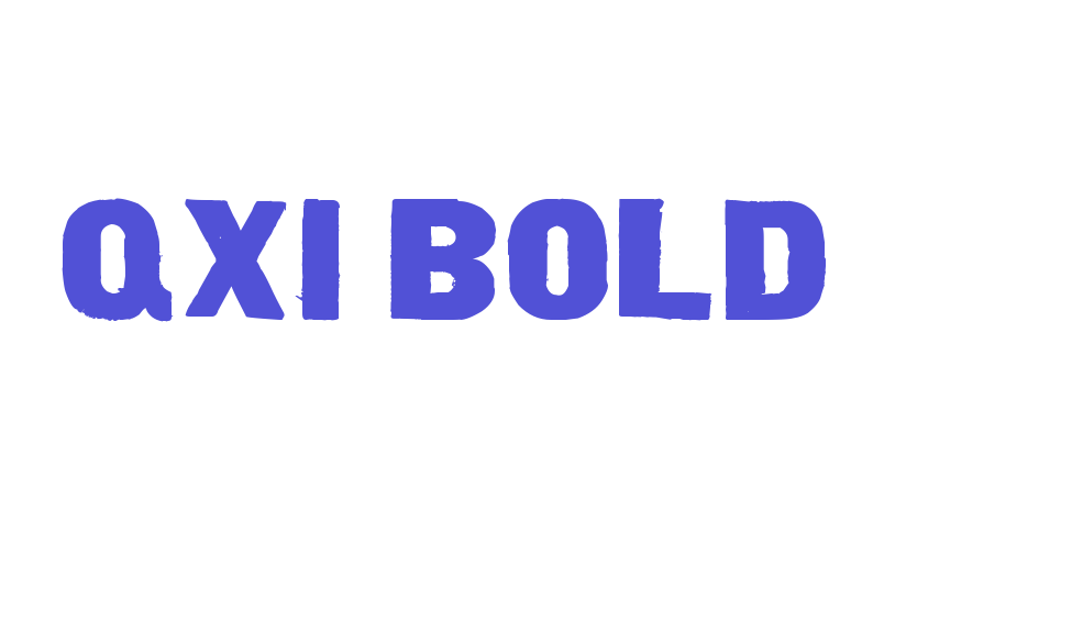 qxi Bold-font-download