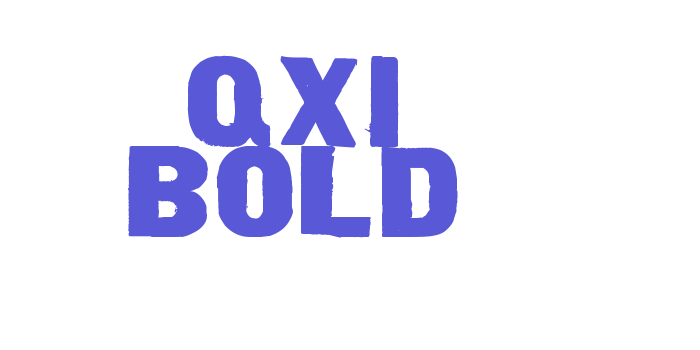 qxi Bold Font