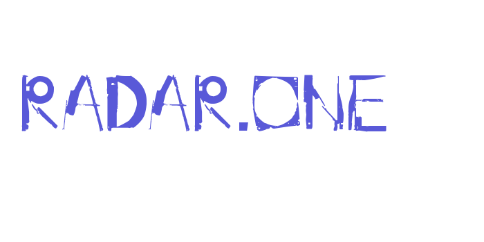 radar.one Font Download