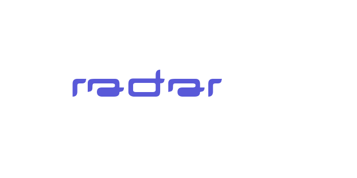 radar Font Download