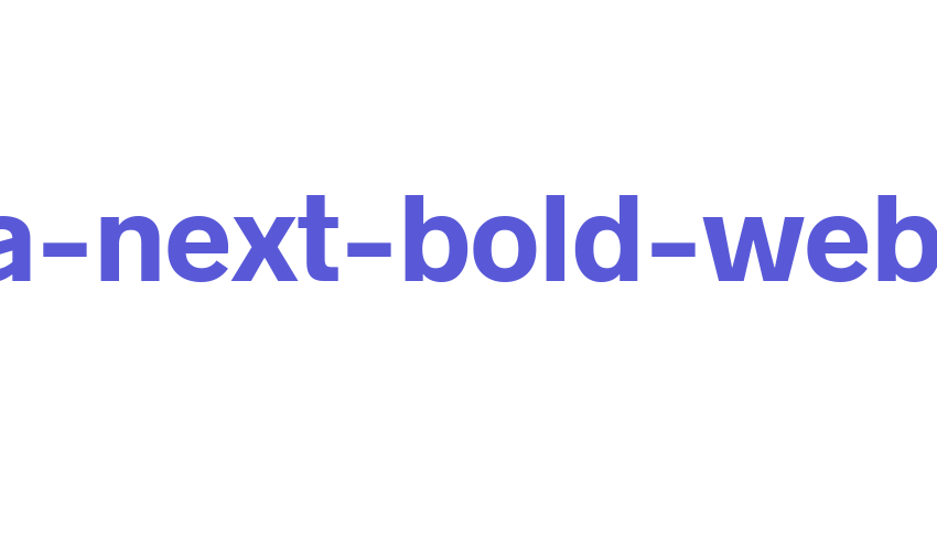 radnika-next-bold-webfont Font Download