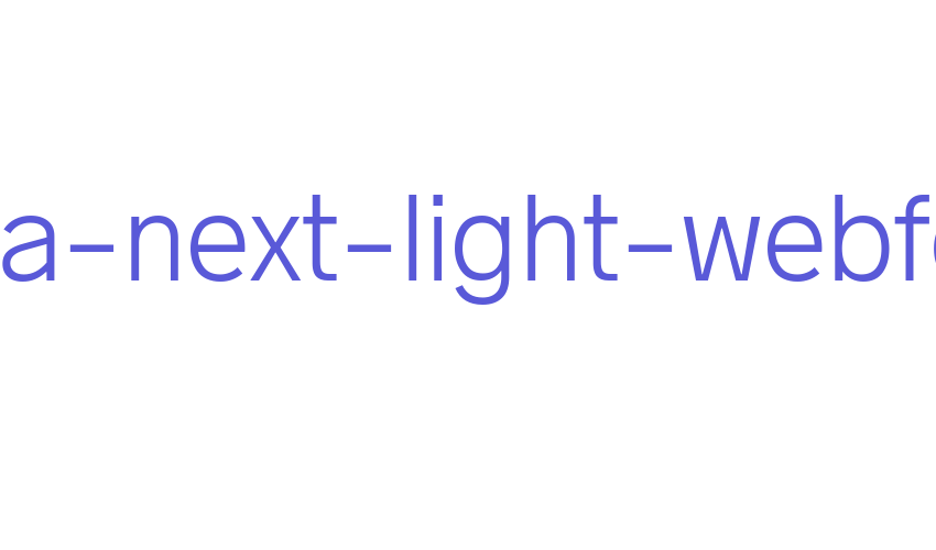 radnika-next-light-webfont Font Download