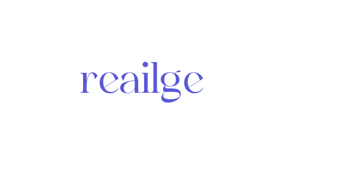 reailge Font Download