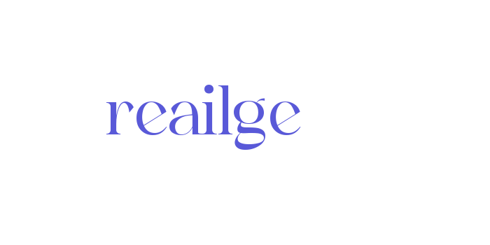 reailge Font