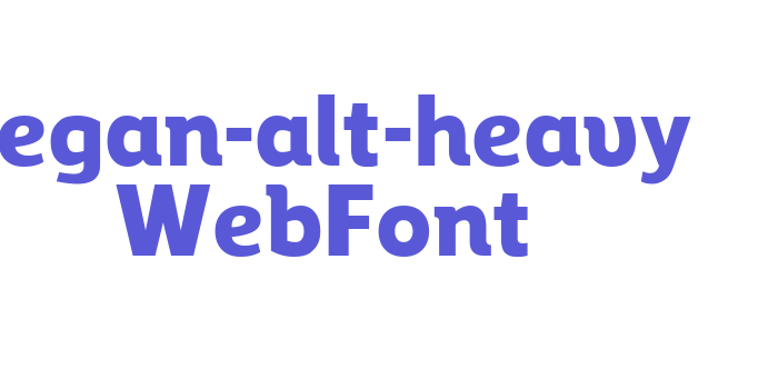 regan-alt-heavy WebFont Font Download