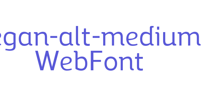 regan-alt-medium WebFont Font Download