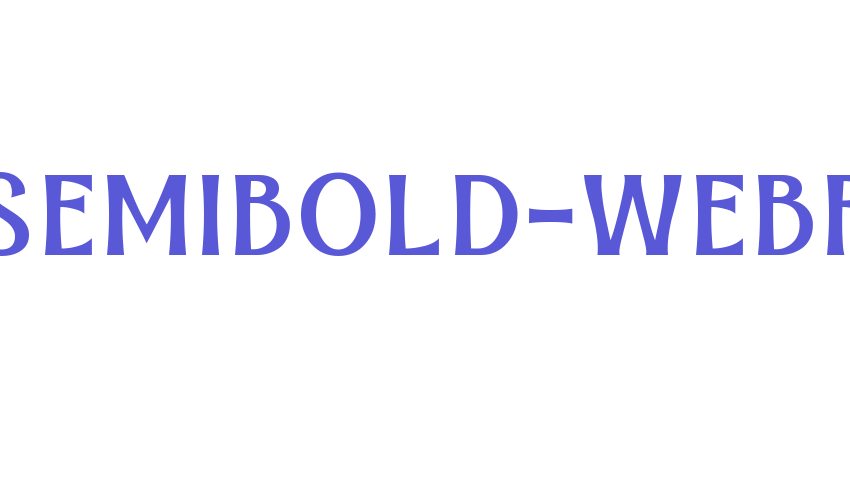 reizo-semibold-webfont Font