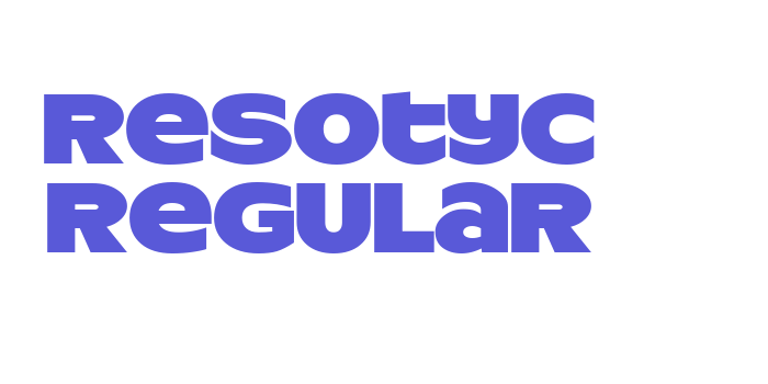 resotyc Regular Font Download