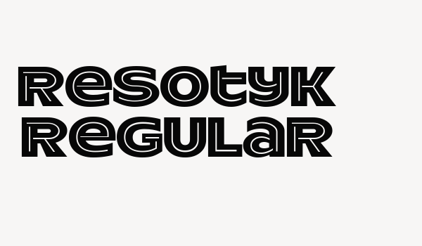 resotyk Regular Font