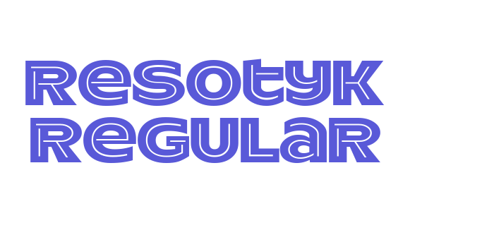 resotyk Regular Font Download