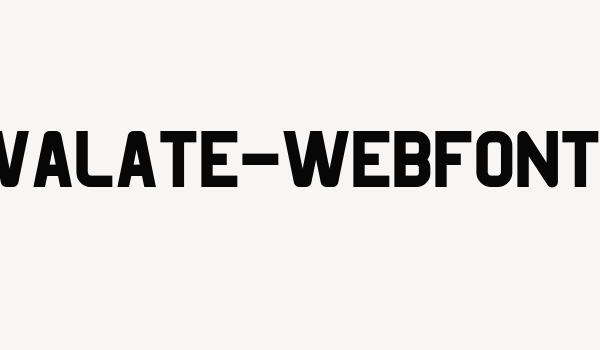 revalate-webfont Font