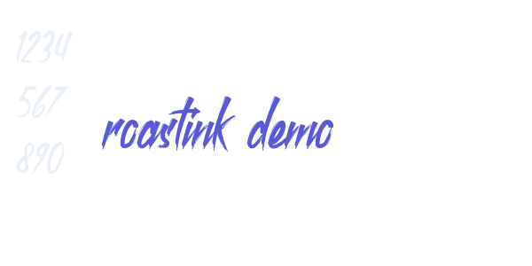 roastink demo font