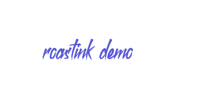 roastink demo Font Download