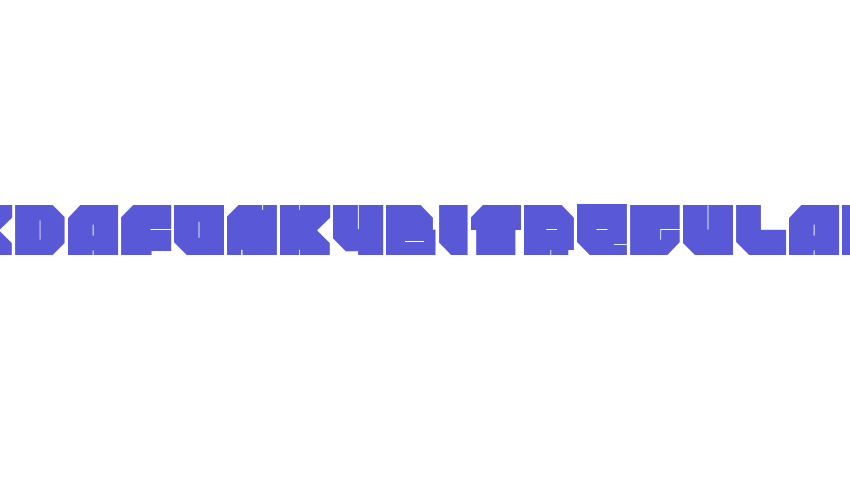 rockdafonkybitRegular Font Download