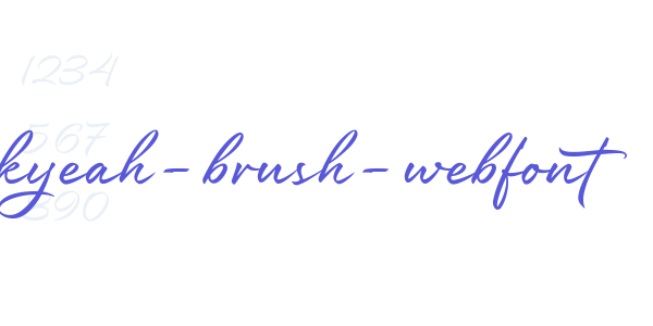 rockyeah-brush-webfont font free