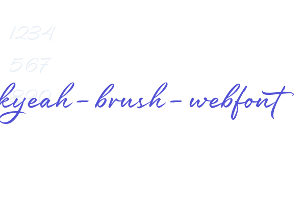 rockyeah-brush-webfont Font Download