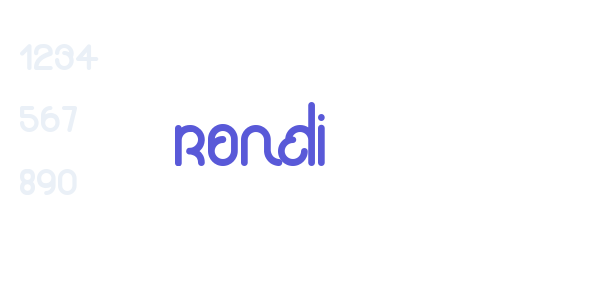 rondi font free