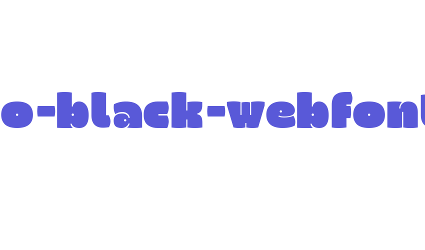 rono-black-webfont Font