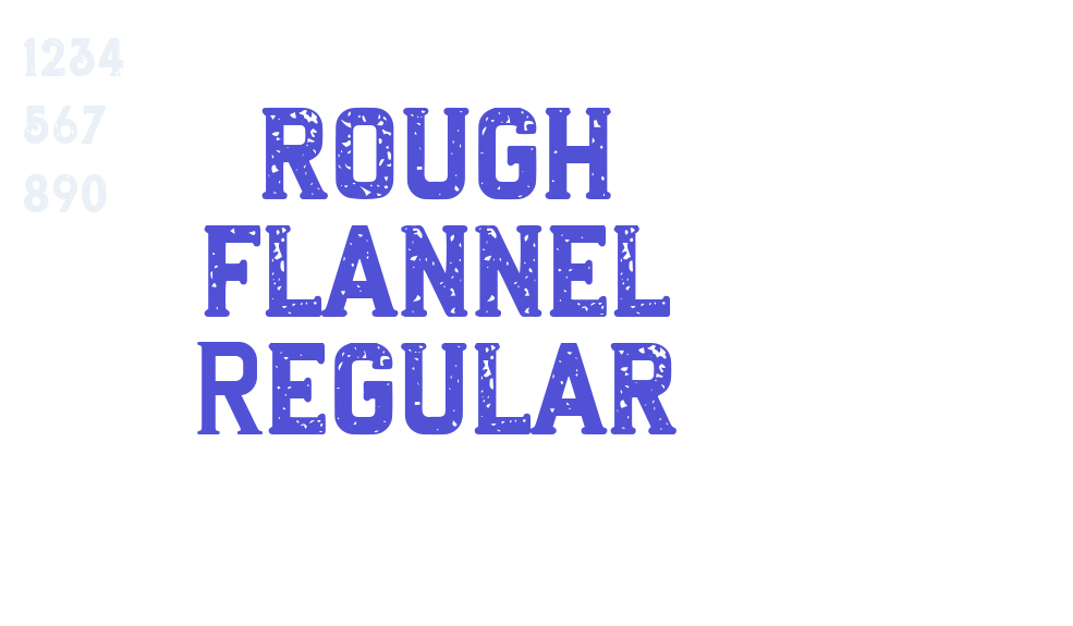 rough flannel Regular-font-download