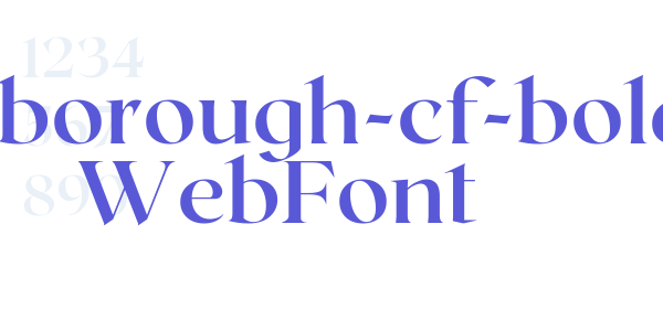 roxborough-cf-bold WebFont font