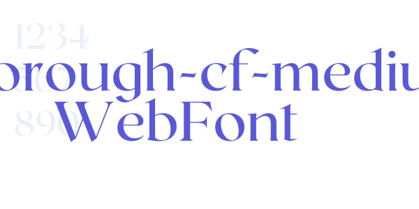 roxborough-cf-medium WebFont font