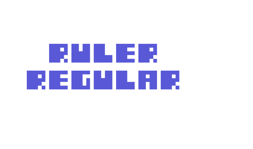 ruler Regular Font Download