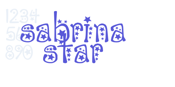 sabrina star font free