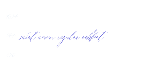 saint-amour-regular-webfont-font-download