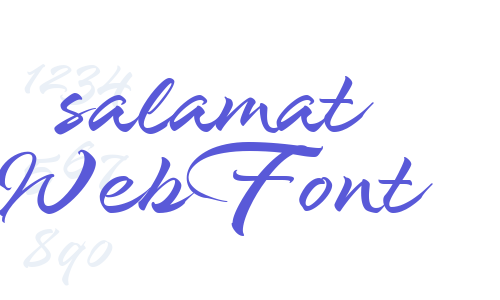 salamat WebFont Font Download