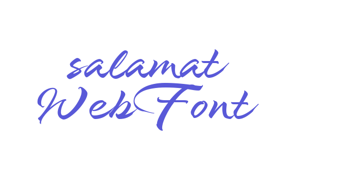 salamat WebFont Font Download