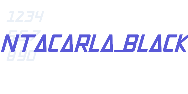 santacarla_black font free