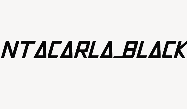 santacarla_black Font