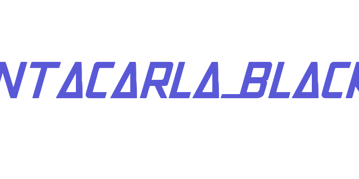 santacarla_black Font