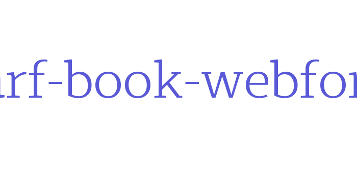 scharf-book-webfont Font