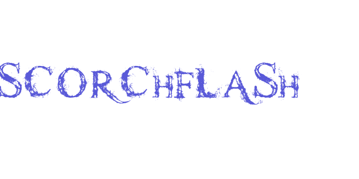 scorchflash Font