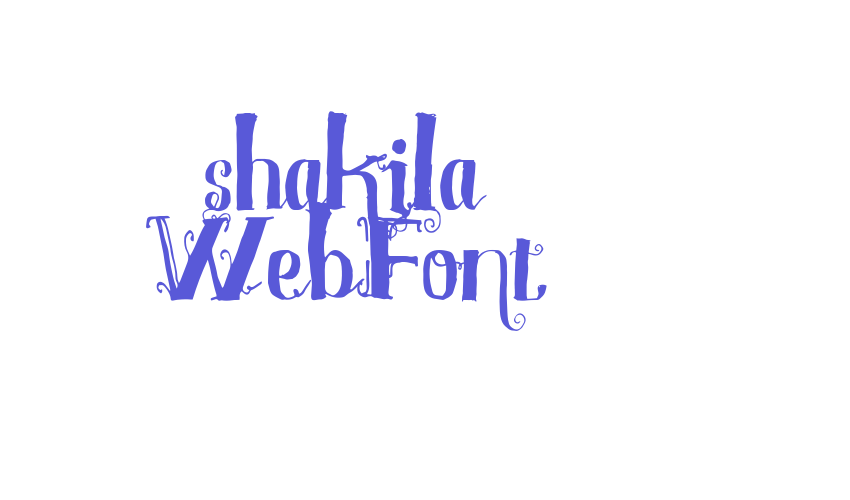 shakila WebFont Font