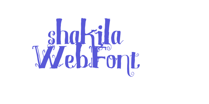 shakila WebFont Font Download