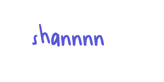 shannnn Font Download