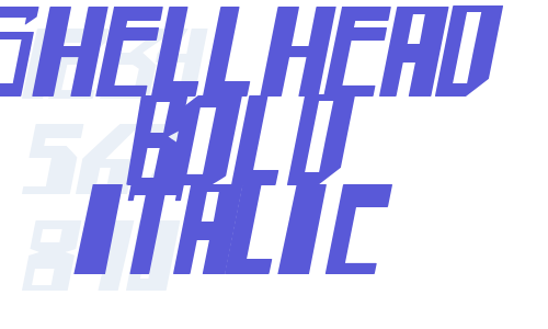 shellhead Bold Italic Font Download