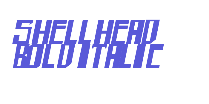 shellhead Bold Italic Font Download