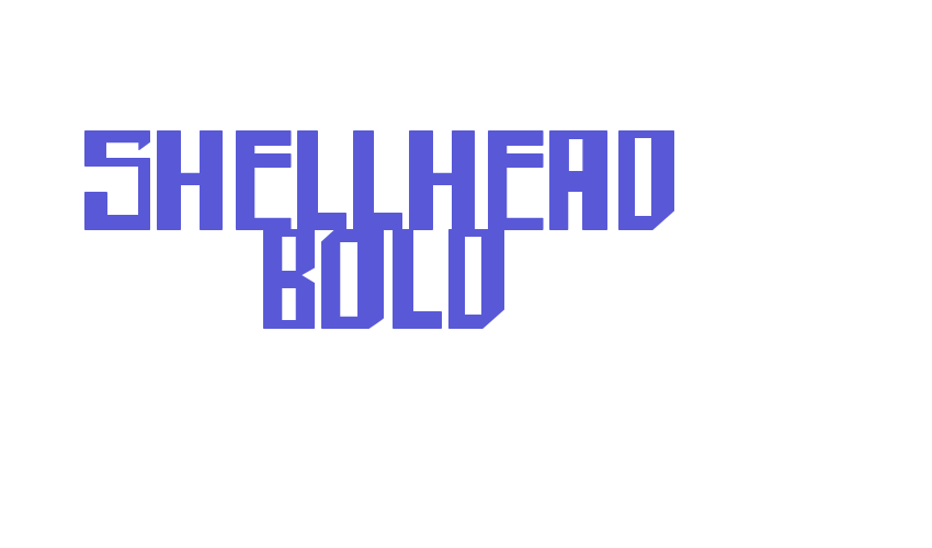 shellhead Bold Font