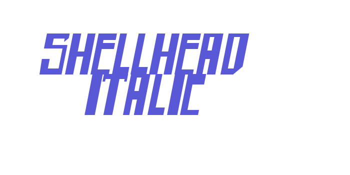 shellhead Italic Font Download